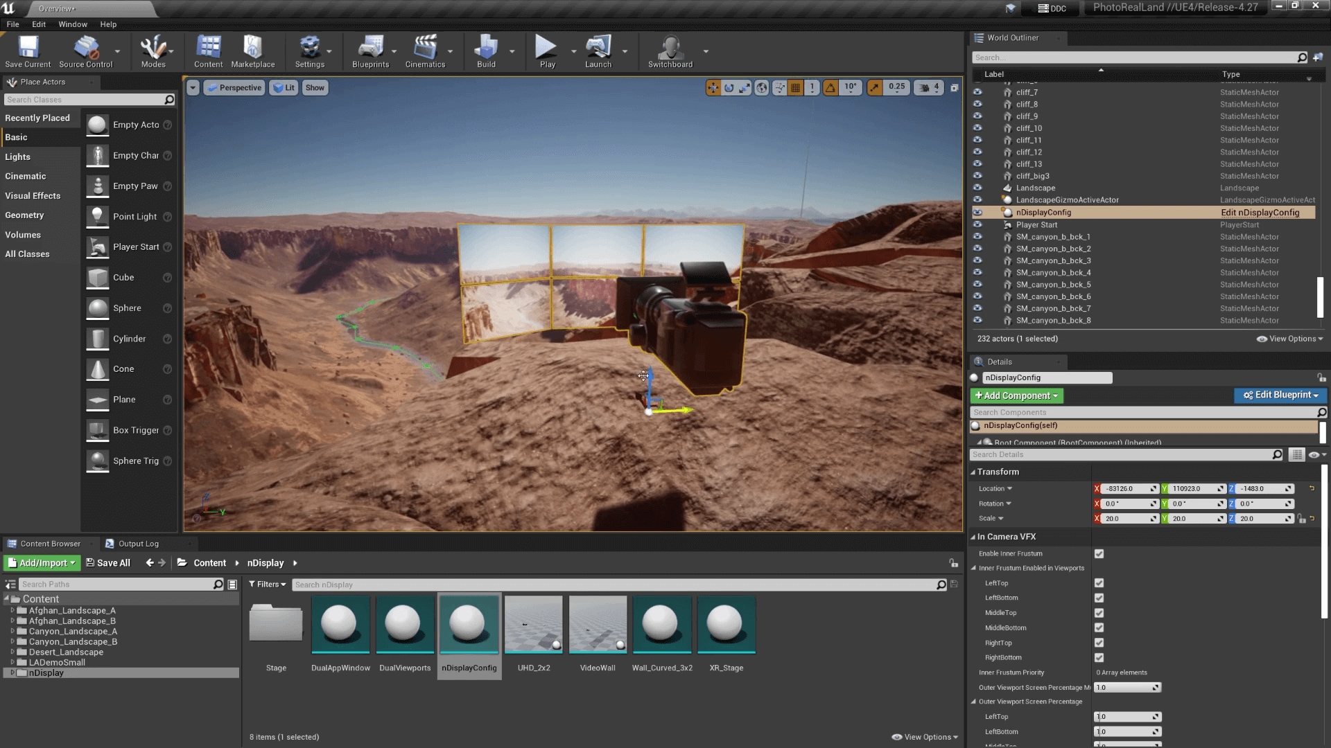 Supplied virtual-production configuration image; contextual reference, not a screenshot of every listed 5.8 feature.